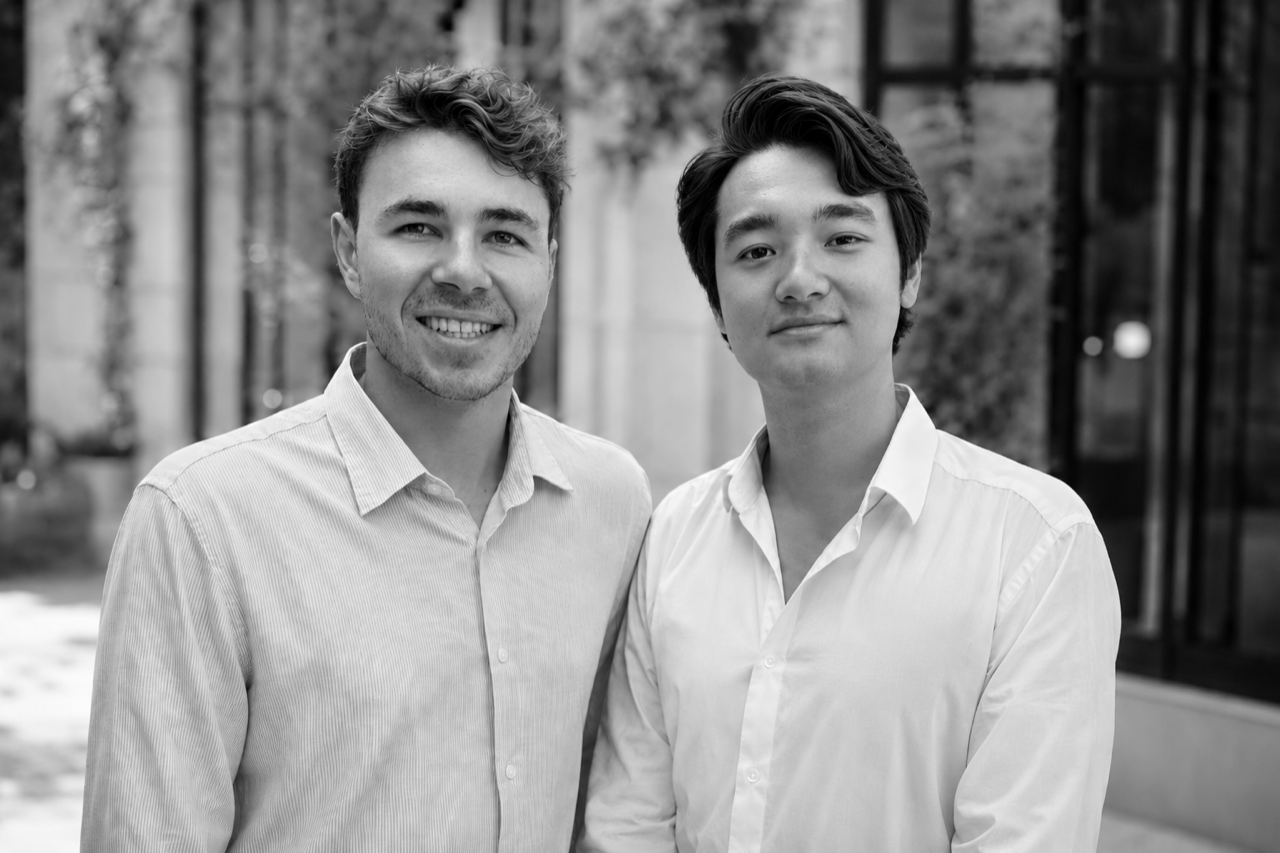 Victor Vandenberghe et Drystan Ponsen, cofondateurs de Leazly